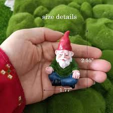 4pcs funny garden gnomes yoga dwarf