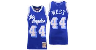 Let your enthusiasm for jerry west be advertised for all to see with this awesome team jersey! Mitchell Ness Synthetic Jerry West Los Angeles Lakers Hardwood Classic Swingman Jersey In Blue For Men Lyst