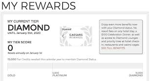Success Wyndham Rewards Caesars Rewards Diamond Status