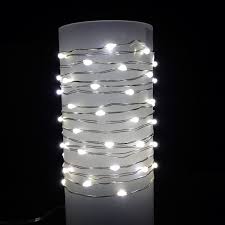 wire string lights warm white led