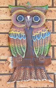 Extra Large Wooden Owl Wall Art Savvy