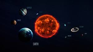 solar system planets dark aesthetic 4k