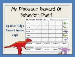 My Dinosaur Reward Or Behavior Chart