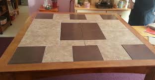 ceramic tile and wood play well
