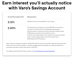 The varo savings account offers a 3% apy on balances up to $5,000. Varo Money Savings Account 3 Apy Debit Card Requirement Removed Doctor Of Credit