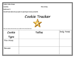 Girl Scout Tracker Worksheets Teaching Resources Tpt