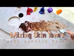 Mix Skin Tones With Acrylic Paint