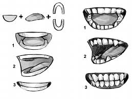 how to draw a mouth and lips art rocket