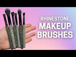easy diy bling makeup brush handle