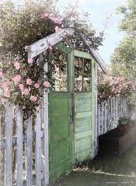 recycling your old doors for the garden