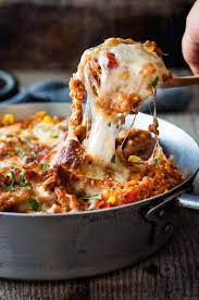 Chicken And Rice Enchilada Casserole Recipe gambar png