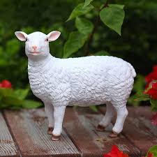 Blesiya Lamb Figurines Sculptures Sheep