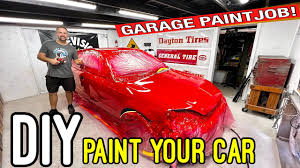 paint your car with no paint booth