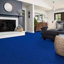 trafficmaster 8 in x 8 in texture carpet sle watercolors ii color navy blue