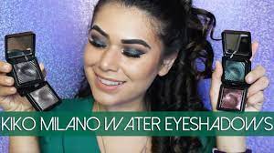 kiko milano water eyeshadows review