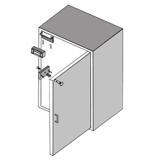 60kgs 120lbs mini cabinet magnetic lock