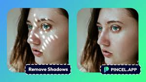 how to remove shadows from photo pincel