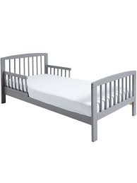 classic wooden toddler bed grey with