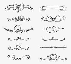 Decoraciones para fiestas y proveedores de bodas: Decorative Lines Png Decoracion De Hojas De Cuaderno Free Transparent Png Download Pngkey
