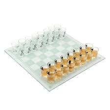 True True Shot Glass Chess Game Chess