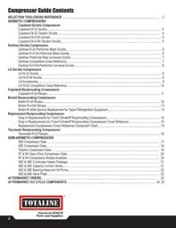 Page 2 Compressors Totaline Compressor Guide