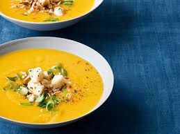 roasted ernut squash soup and curry
