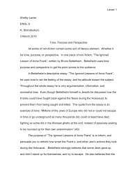 tone purpose and perspective essay doc 