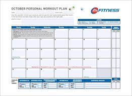 45 workout schedule templates pdf docs