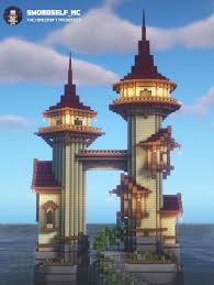 Also can i get like a guide or some tips on how to build a roof? The Wizard Towers Over The Sea Minecraftbuilds Minecraft Castle Minecraft Modern Minecraft
