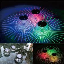 Solar Powered Floating Pond Light Garden Swimming Pool Color Changing Led Lamp Wish