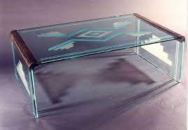 Etched Glass Tables Sans Soucie