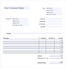 Billing Invoice Template Free Download Invoice Sample Template