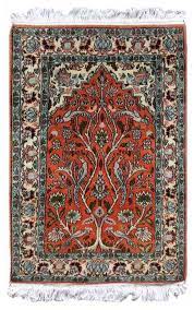 pure kashmir silk rug tree of life