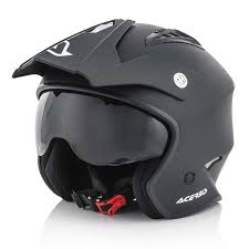 Acerbis Jet Aria Black Trials Helmet Helmet Jet Trials