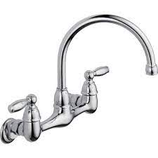 2 Handle Wall Mount Kitchen Faucet