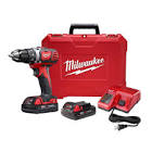 Milwaukee M18 18-Volt Lithium-Ion Cordless 1/2 in. Drill Driver Kit w/ (2) 1.5Ah Batteries, Charger, Hard Case 2606-22CT