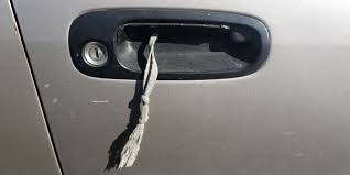 broken car door handle