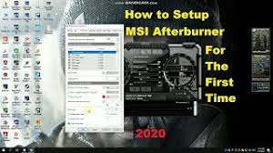 setup msi afterburner on screen display