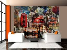 Wall Mural London Uk Collage With