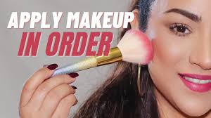 the right order to apply makeup step