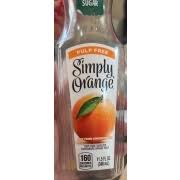 simply orange orange juice pulp free