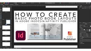 how to create basic photo book layouts