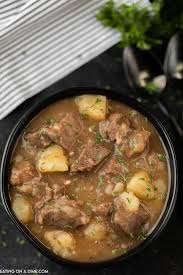 crock pot steak and potato stew recipe