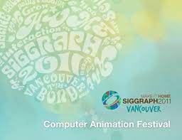 computer animation festival logo
