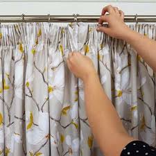 how to hang ready made curtains