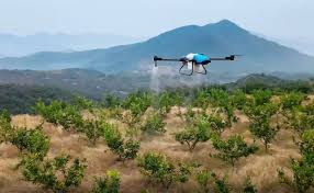 intelligent agricultural spraying drone