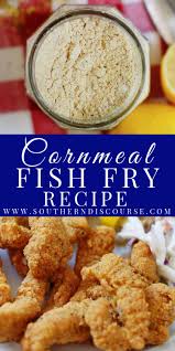 homemade cornmeal fish fry mix