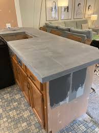 diy concrete countertops finishing