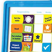 Learning Resources Good Job Reward Chart Custom Magnetic Chore And Responsibility Chart For Kids 91 Piece Set Ages 3