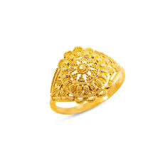 22k yellow gold indian rings clic